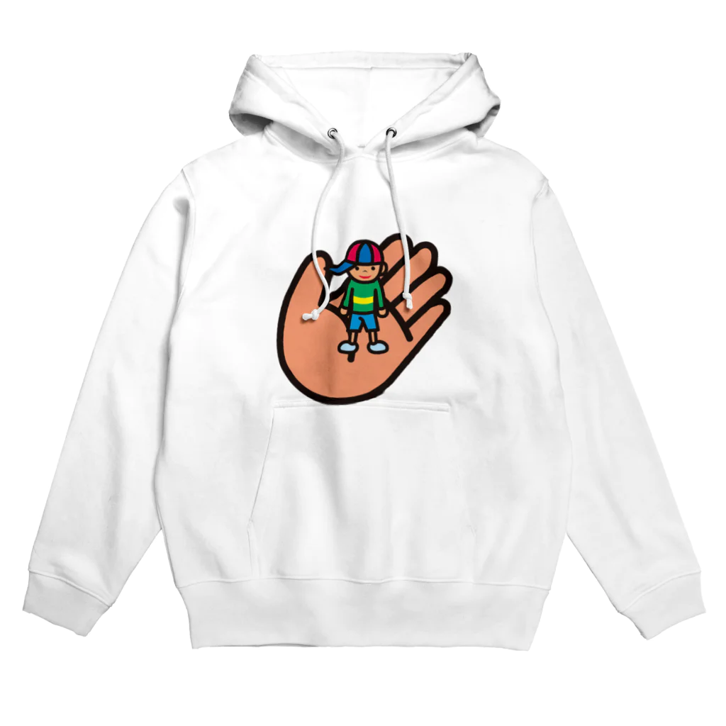 ハマダ ミノルのリトルボーイ Hoodie