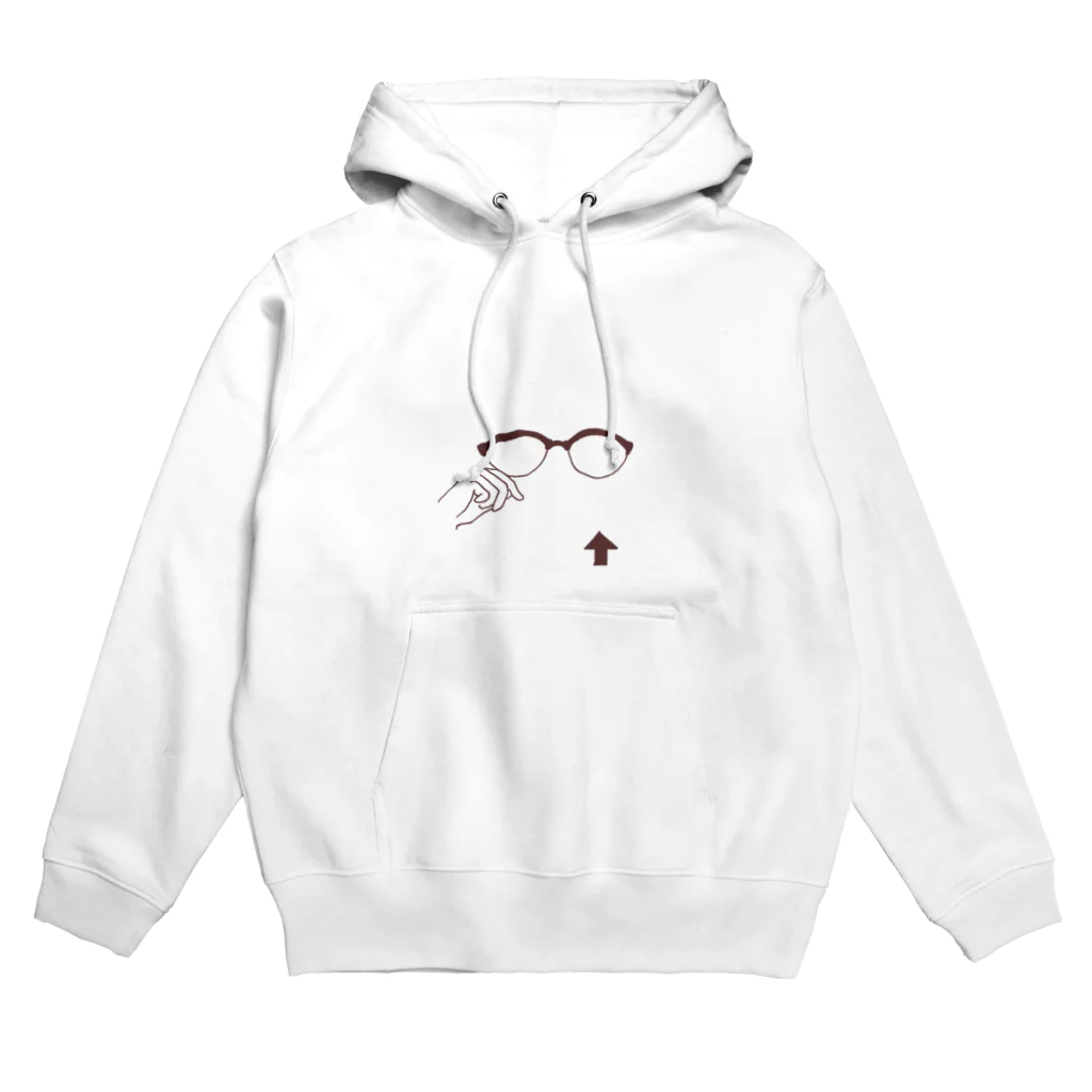 しろねこやのメガネがスキ Hoodie