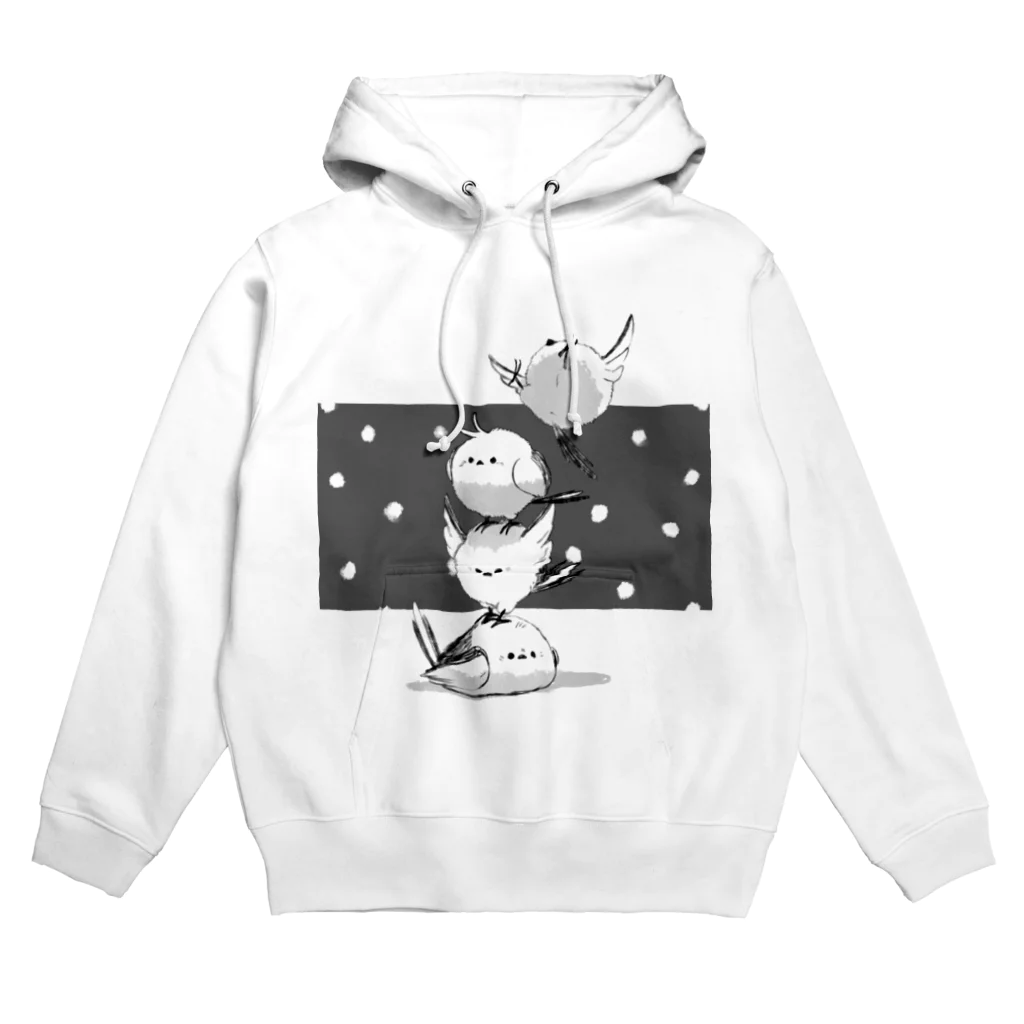 魔王城売店IFのまるまるシマエナガ Hoodie