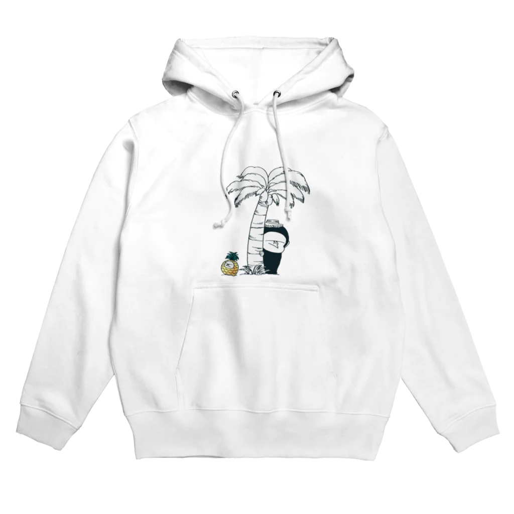 MINI BANANA ゴリラの親子のMINI BANANA ヤシの木 Hoodie