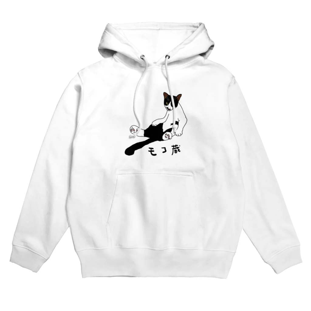 たんたん保護猫グッズのモコ蔵くん Hoodie