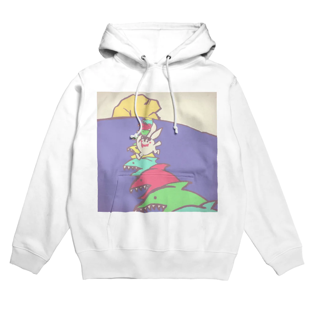 IAM MAIMAI shopのイナバの白うさぎ Hoodie