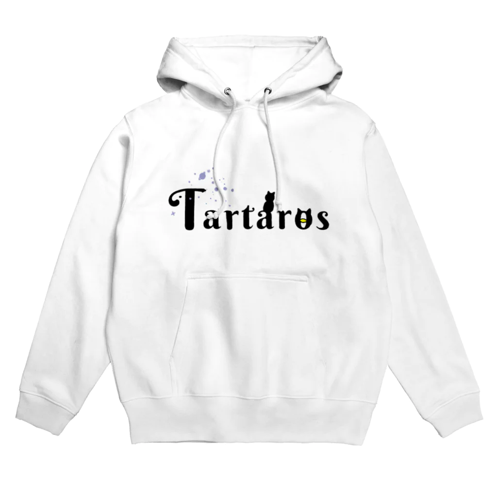  らむ☪のチームロゴパーカー(黒文字) Hoodie