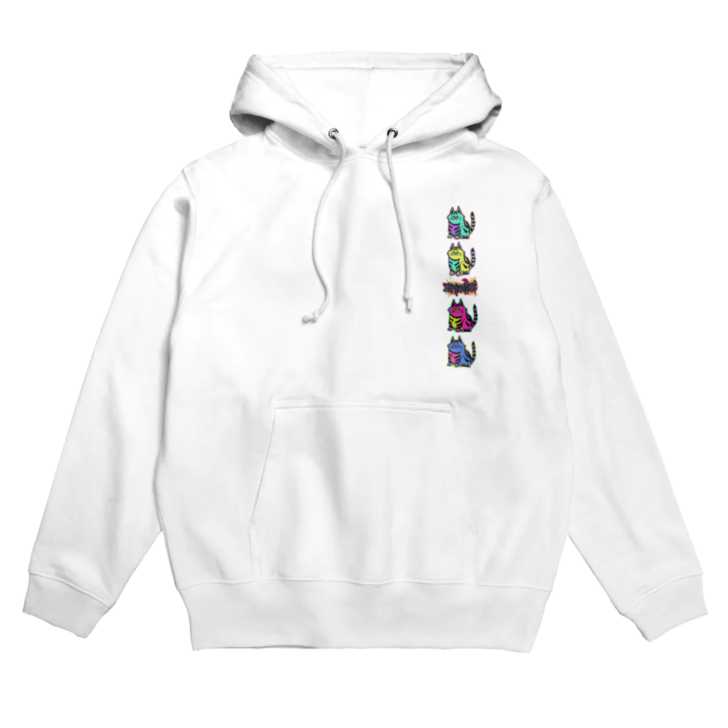 ねこのLAPHCONESSのサイケデリックなラフ子ネス Hoodie