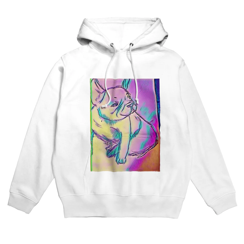 プリンショップのフレンチブル Hoodie