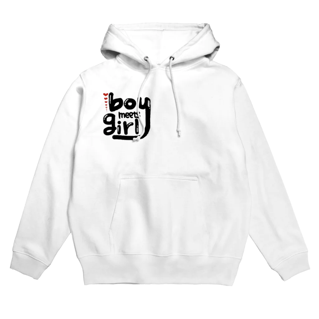 いびつな八面体ちゃんのボーイミーツガール Hoodie