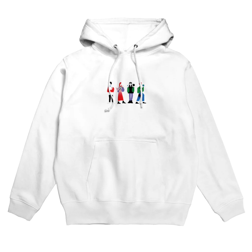 生き方見本市TOKAIの7.全員背景無し（全身） Hoodie