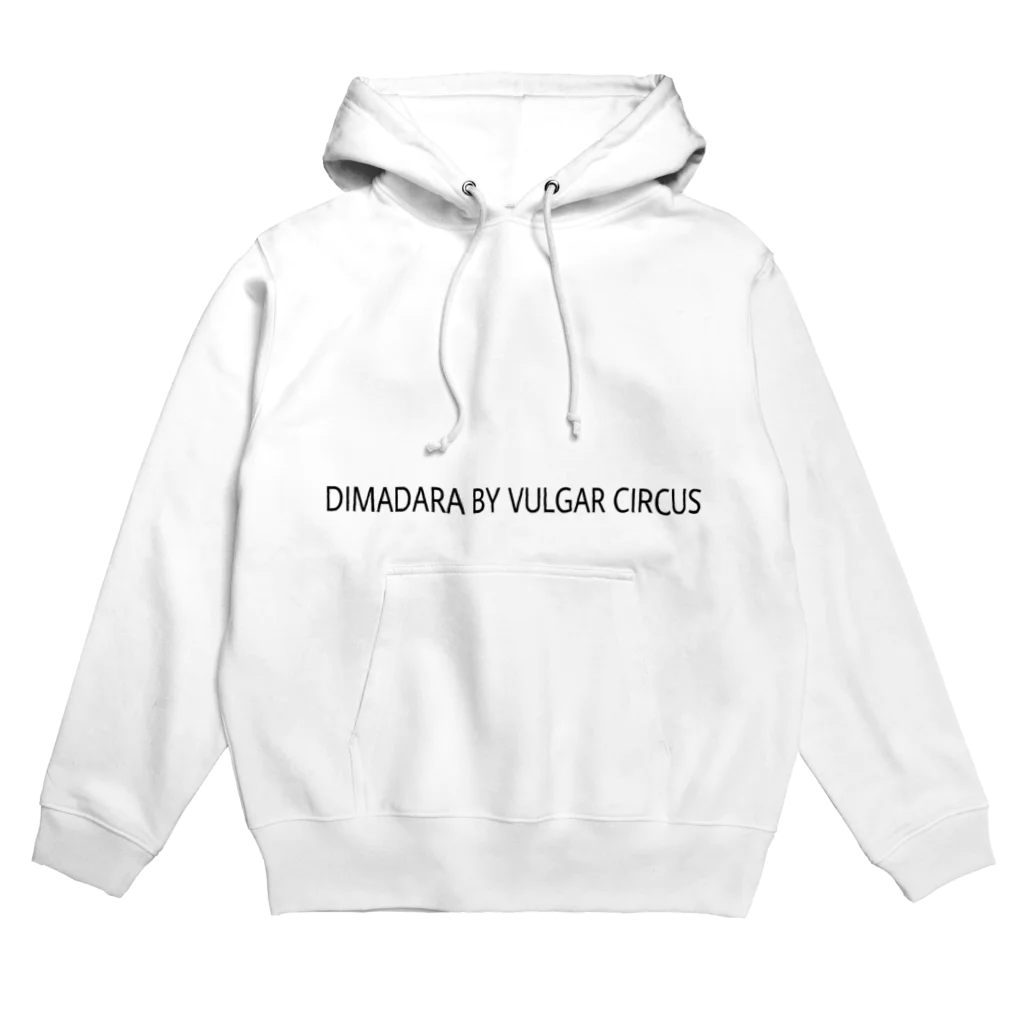 DIMADARA BY VULGAR CIRCUSのBLACK LOGO/DB_02 パーカー