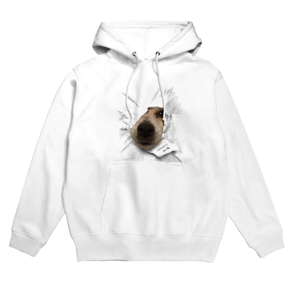 むぎのジャックラッセルテリア　いたずら Hoodie