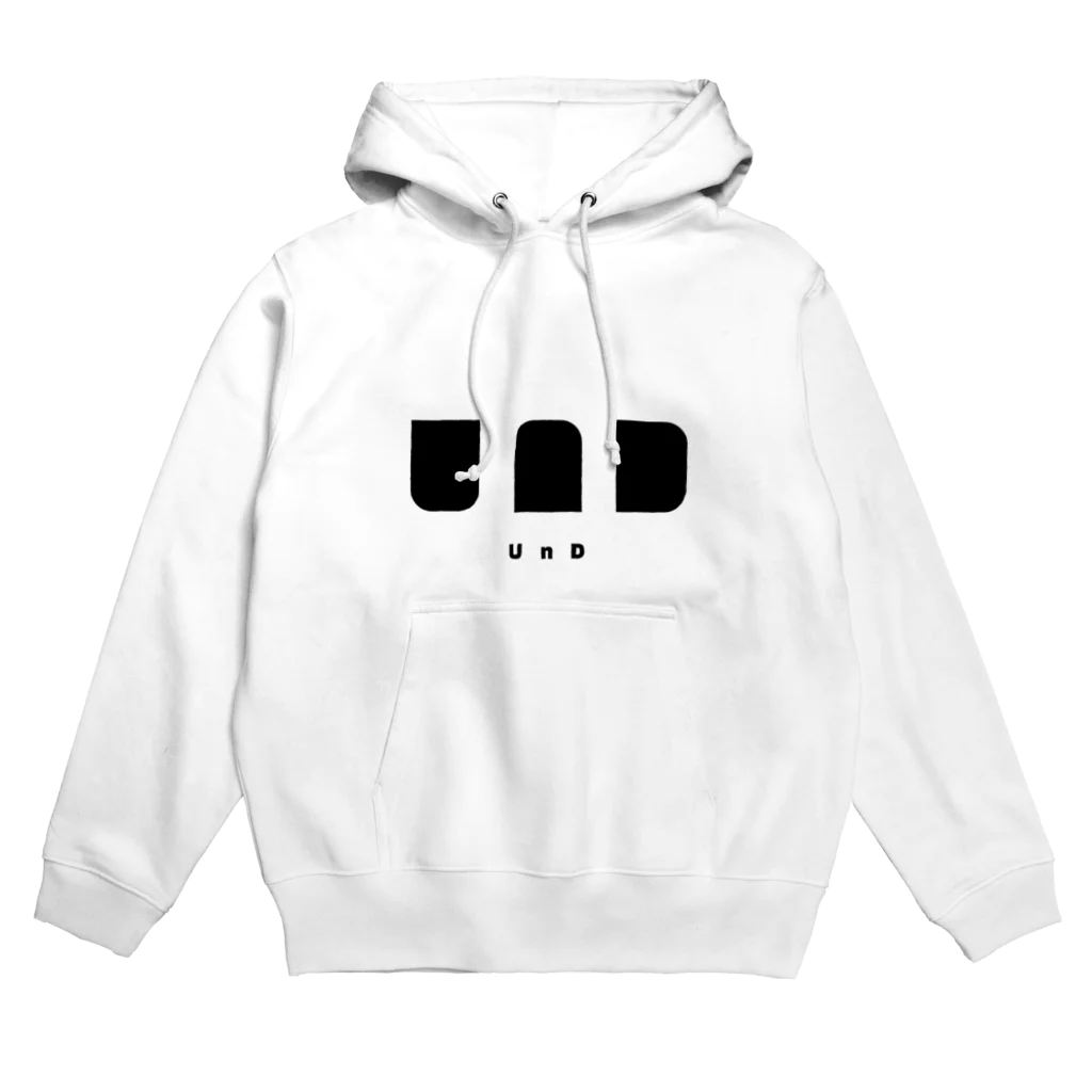 UnDのUnD LOGO Black Hoodie