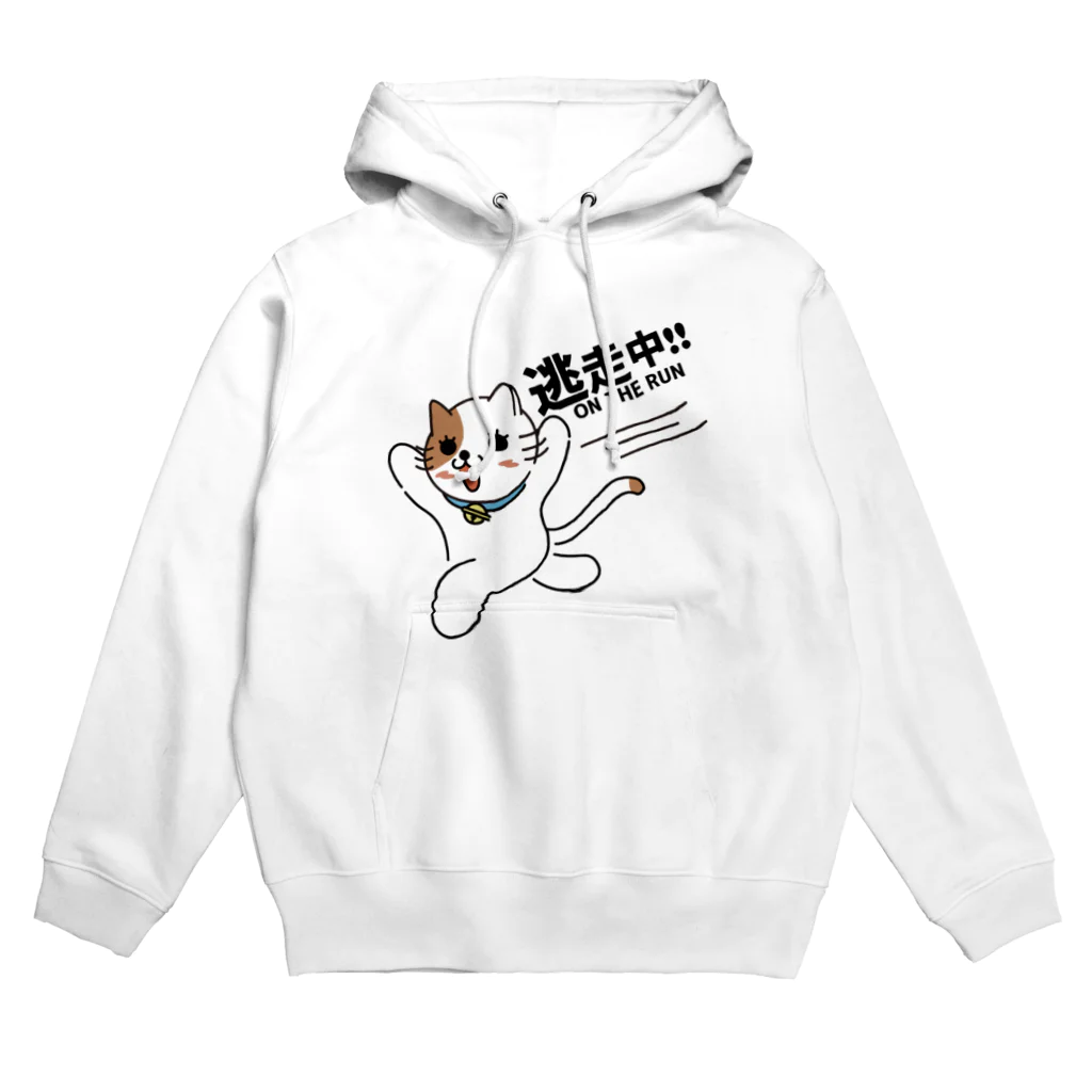 楽猫楽描しげ屋の逃走中 Hoodie