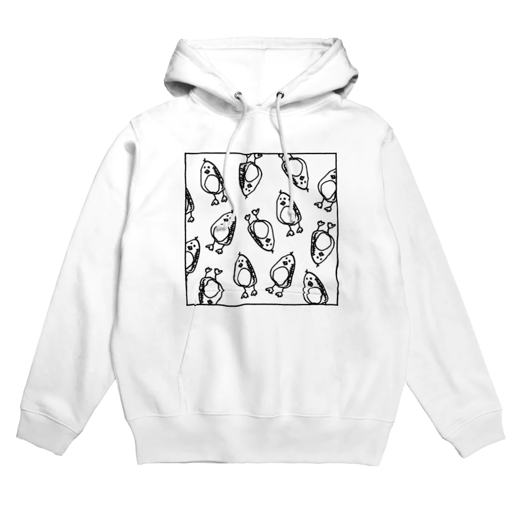 tokichieのtori-grid Hoodie