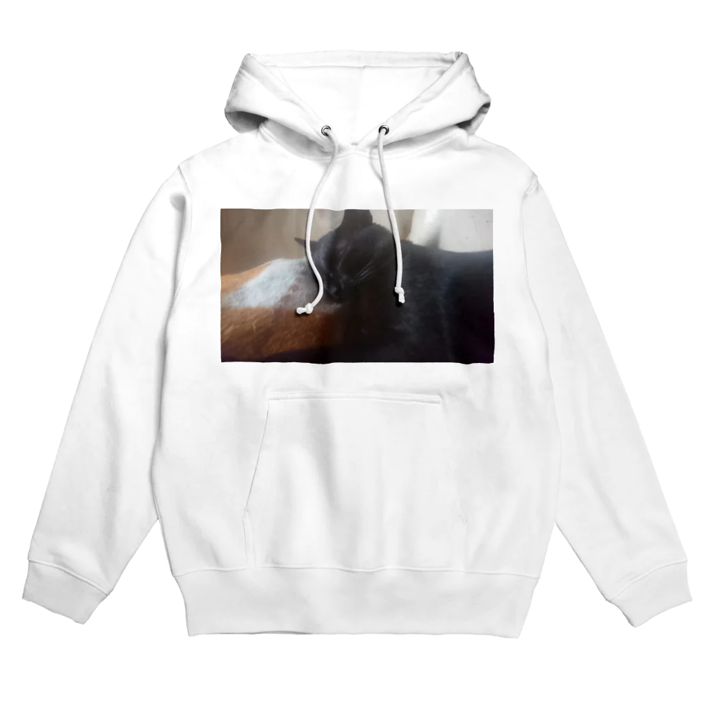 JB じゅんぼーの黒猫こばんのねむ顔 Hoodie