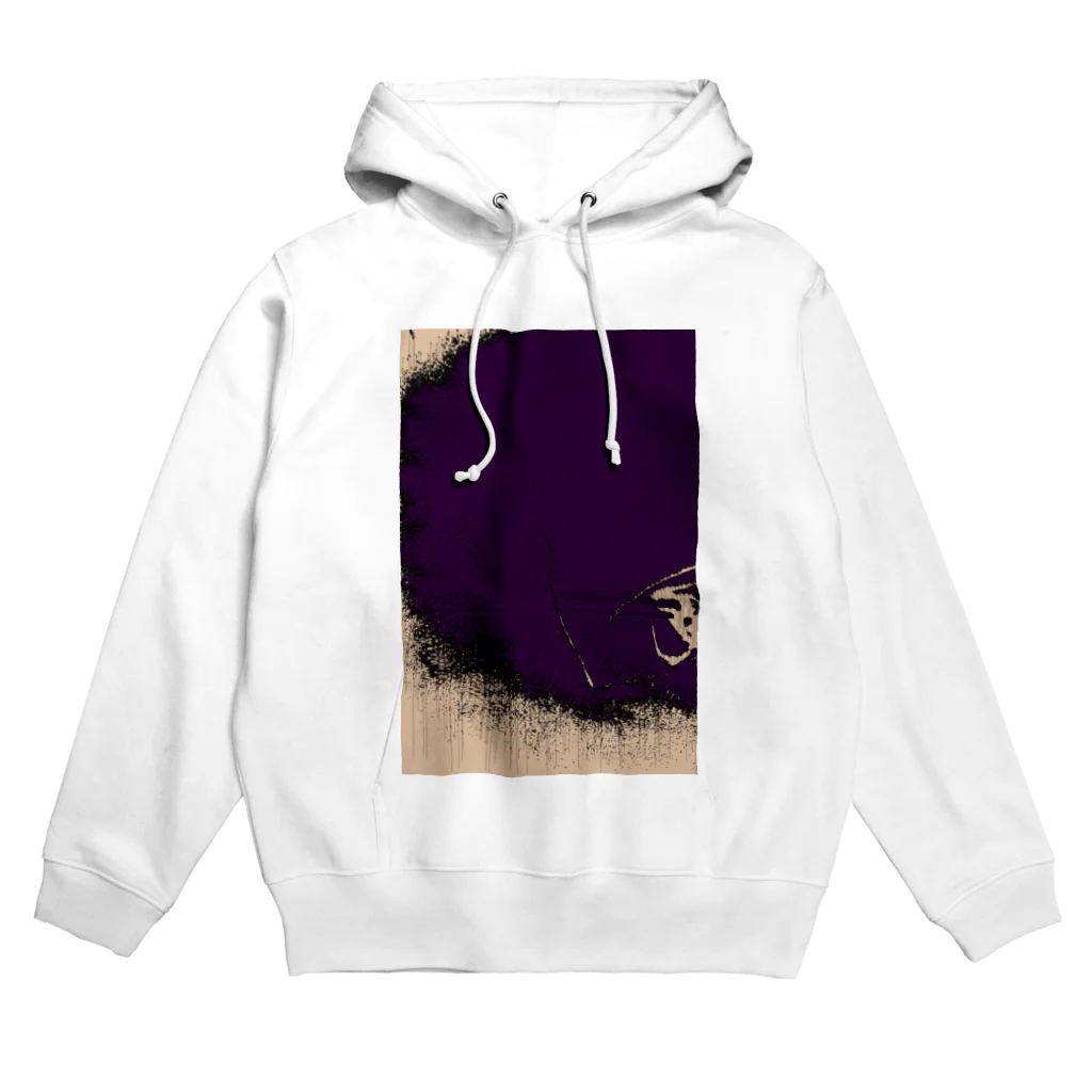 兎派の反転電-electric-1827(PURPLE) Hoodie