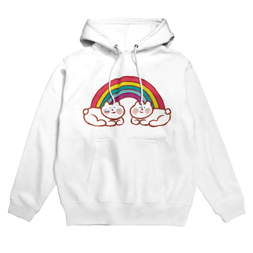 torigaki harukaのにじがかかったくま Hoodie