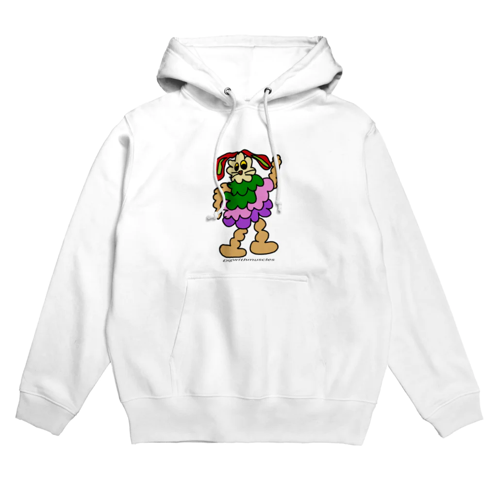 paprikachanの筋肉ムキムキおしゃれワンコ Hoodie