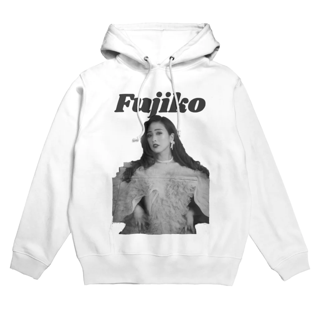 Fuzy's shopのFujikoゴージャス-シロクロ Hoodie