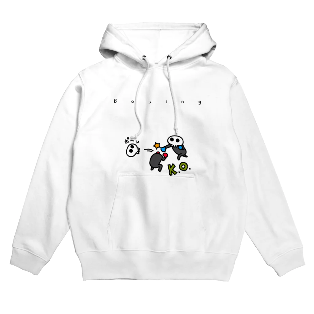 PokuStarのガイコツパンチ Hoodie