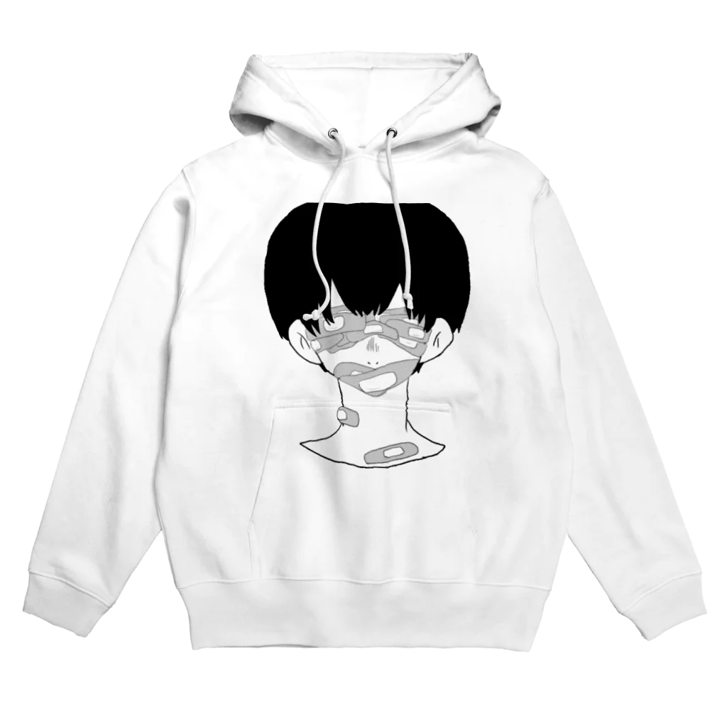 モナリ座の絆創恍 Hoodie