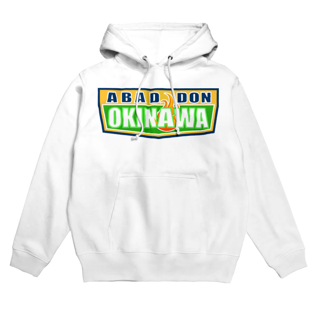 AROのABADDON OKINAWA GREEN LOGO Hoodie