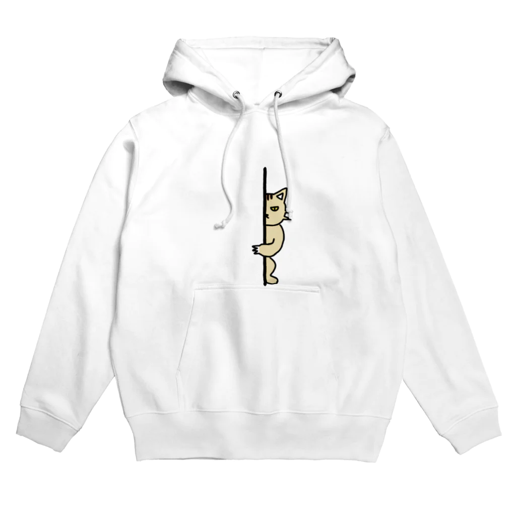 おやじのおじやのこちらを伺うネコ Hoodie