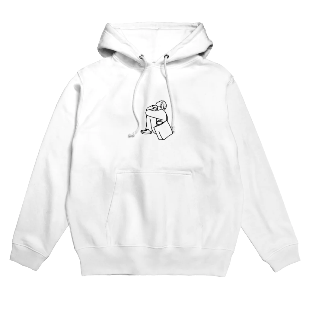 373の悩み事？ガール Hoodie