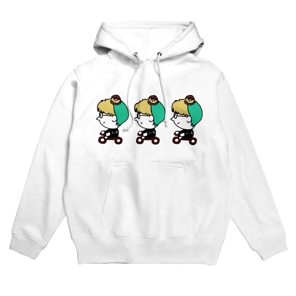 たこ虎しろちゃんのたこ虎しろちゃん Hoodie