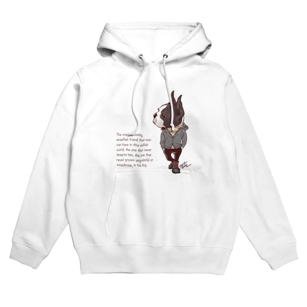 愛犬描処 プルーデンスのおしゃれボスティ Hoodie