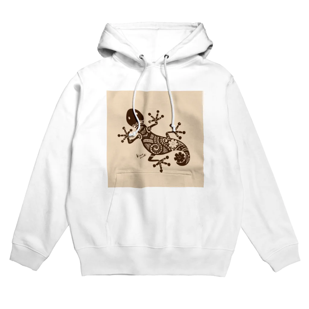 kiwaiwakiのヤモリ(geko) Hoodie