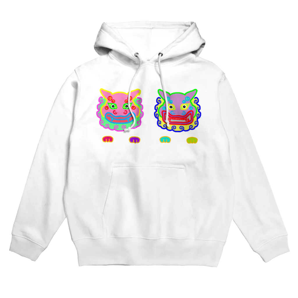 蛇口〆太のお店のカラフルシーサー Hoodie