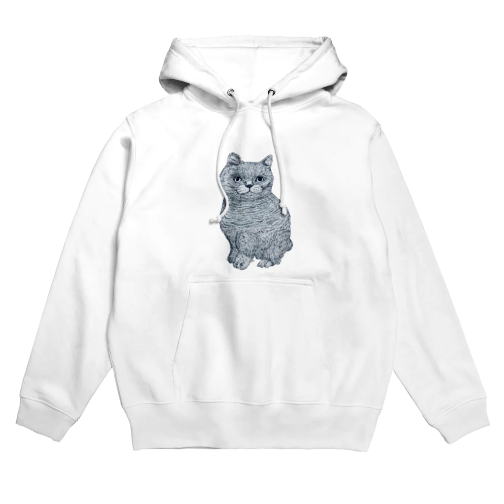 筆ペンどうぶつの猫さん Hoodie