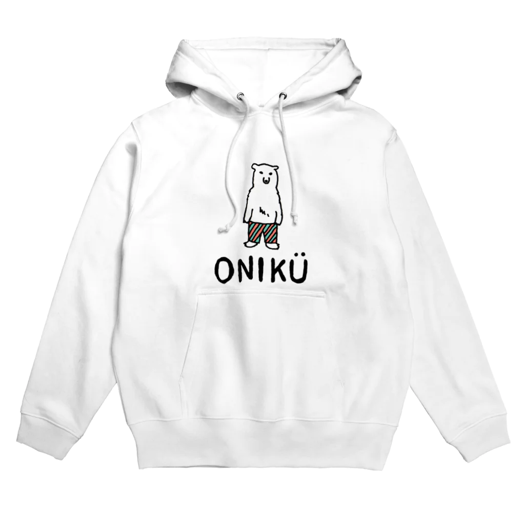 ONIKÜ  designのONIKÜ ［シロクマとロゴ］ Hoodie