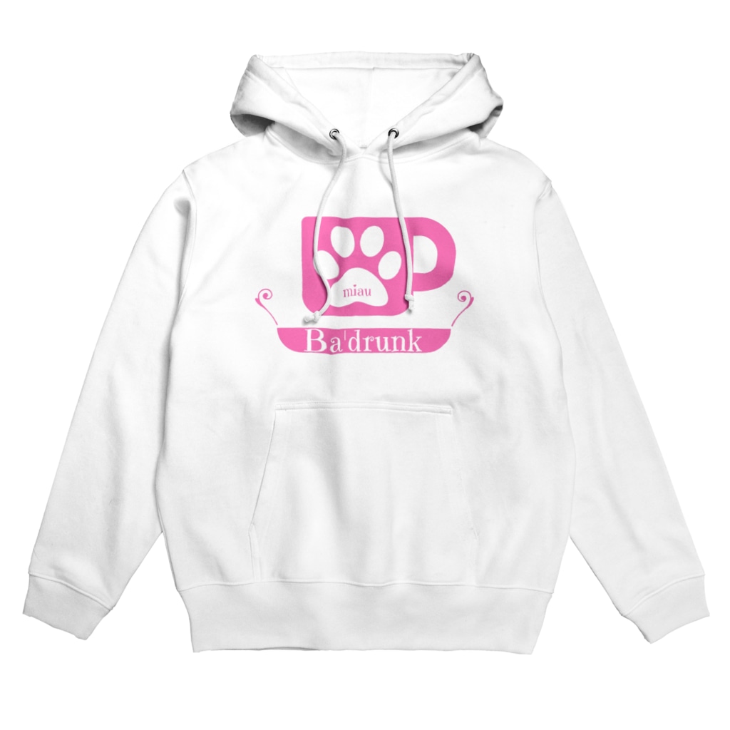 Ba'drunkのBa'drunk for Girls ロゴ Hoodie