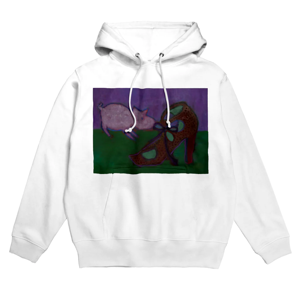 antin_contemporaryのぶたとハイヒール Hoodie