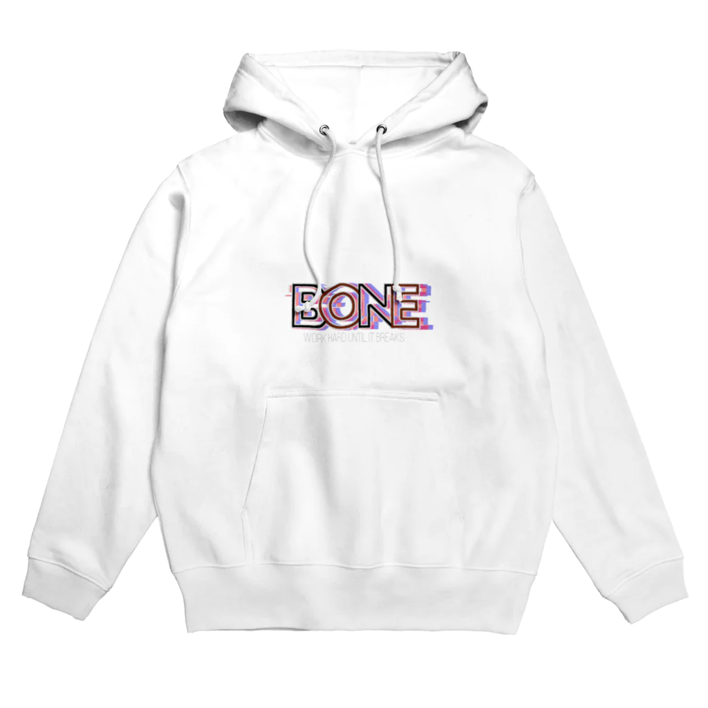 BONEのBONE glitch Hoodie