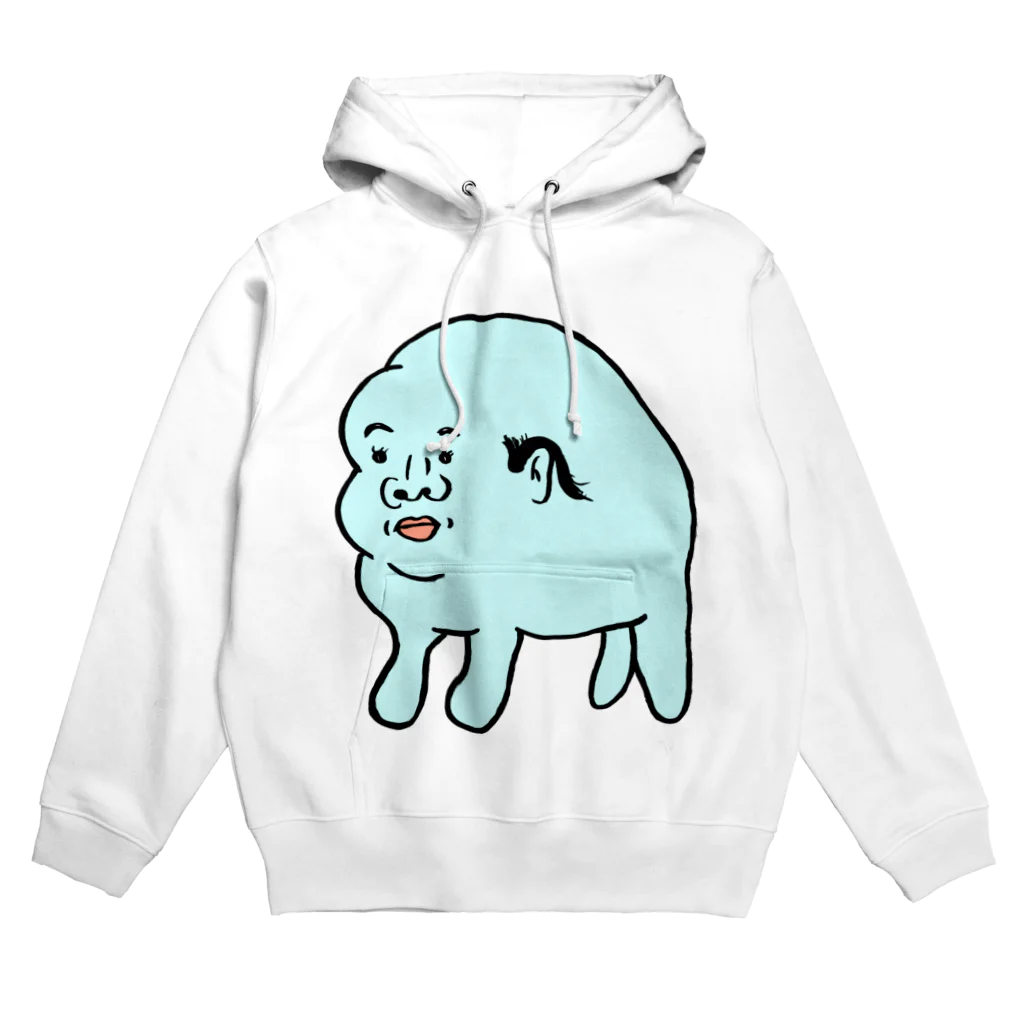 右手リアンうめもと公式のハゲに抵抗する生き物 Hoodie