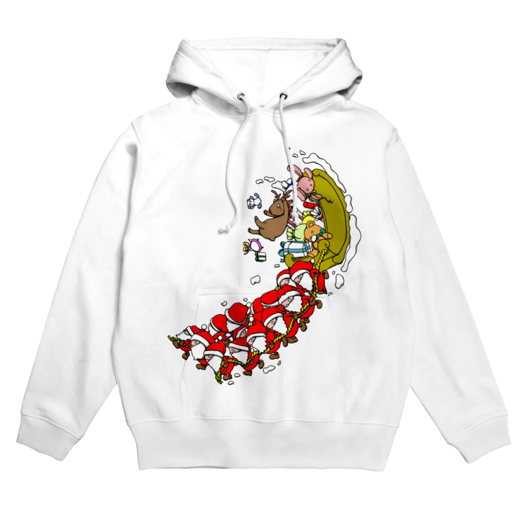 Cɐkeccooのメニー?クリスマス『ジャンピング!?』文字なし Hoodie