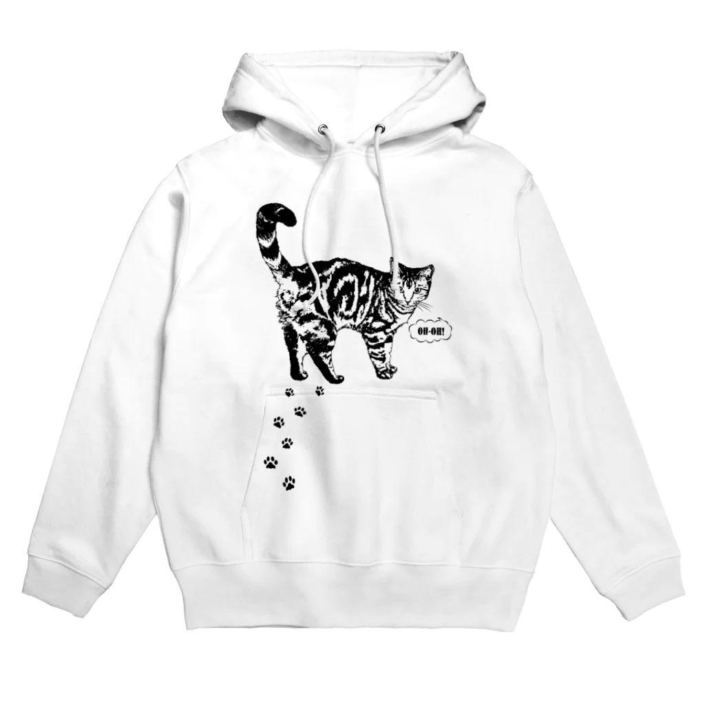 猫と釣り人のCAT_13_1W Hoodie