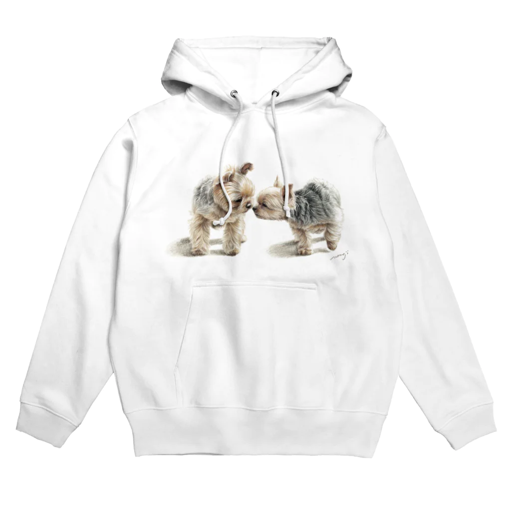 Momojiの犬画のヨーキー6 Hoodie