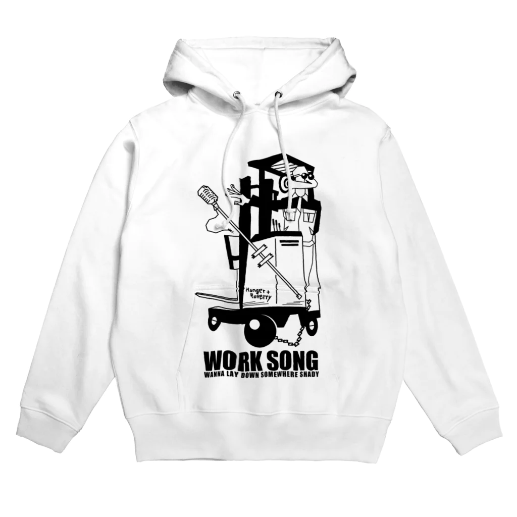 mosmos storeのWORK SONG -black- Hoodie