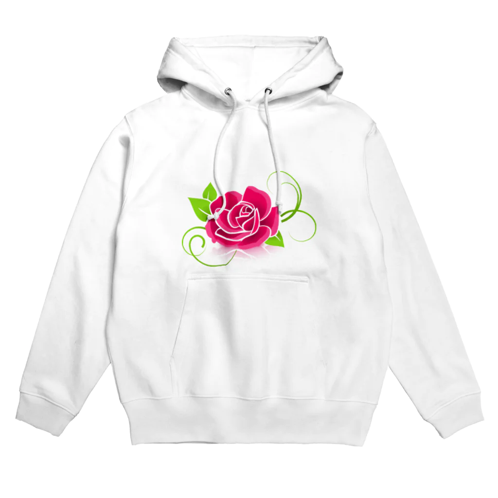 saionのカーミン・ローズ Hoodie