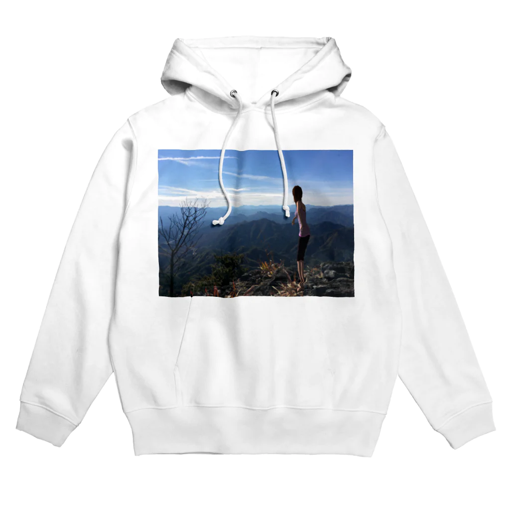 Masakiの山から景色を眺める Hoodie