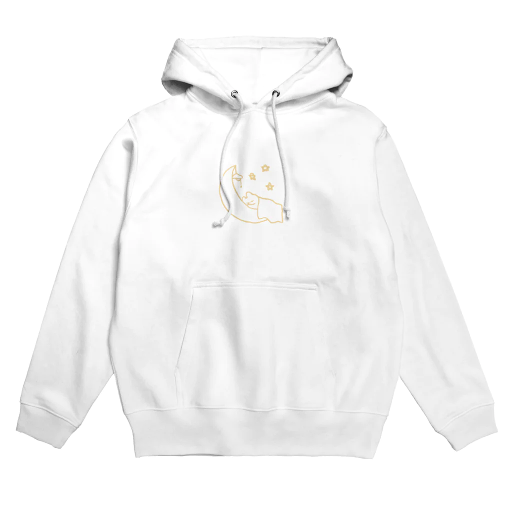 本調子のおやすみうさぎ(黄) Hoodie