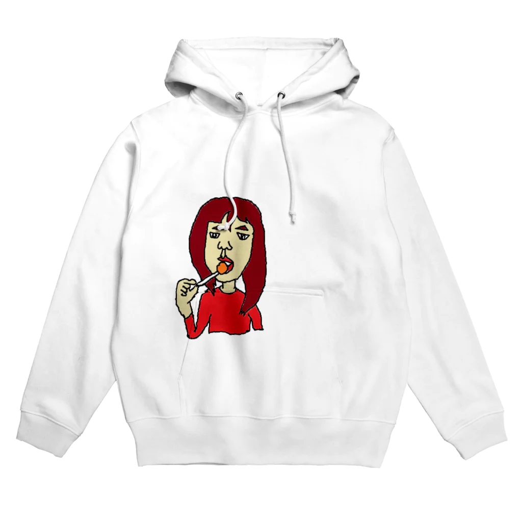 ディーセント・ワーク商店（人間らしい働き甲斐のある仕事）のアメなめる女子 Hoodie