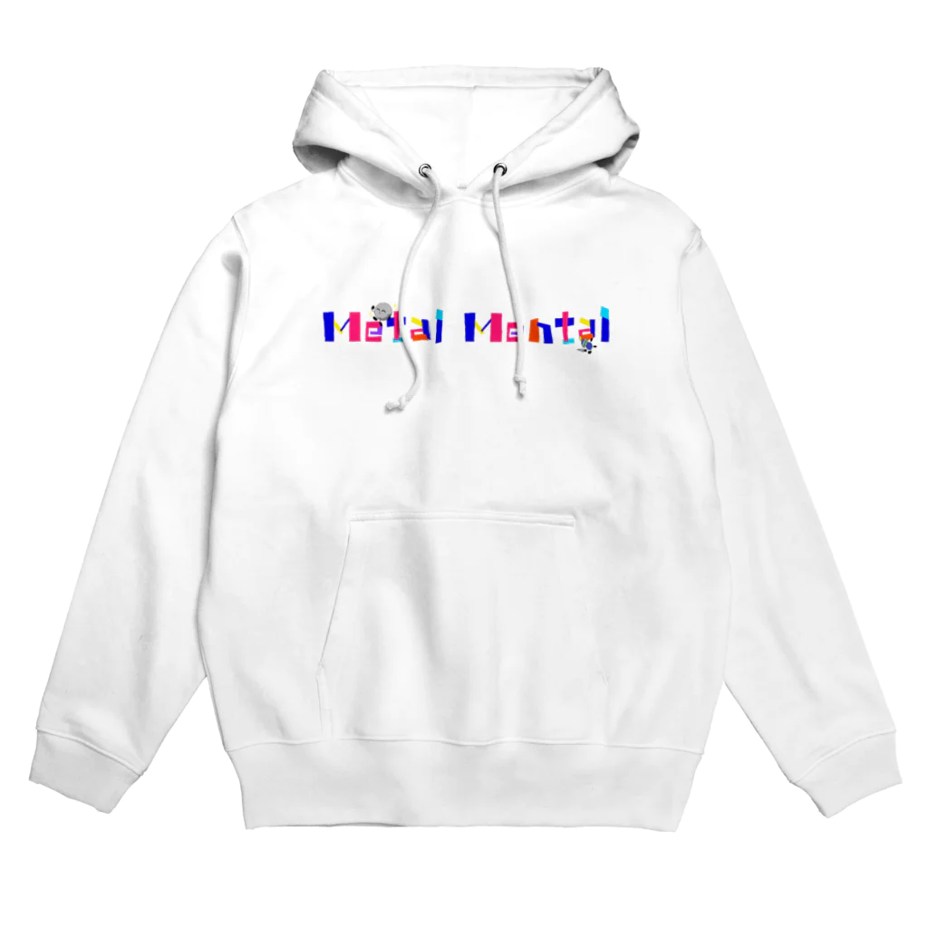 🏡メタマルシェ🏡のMetal Mentalカラフルロゴ Hoodie