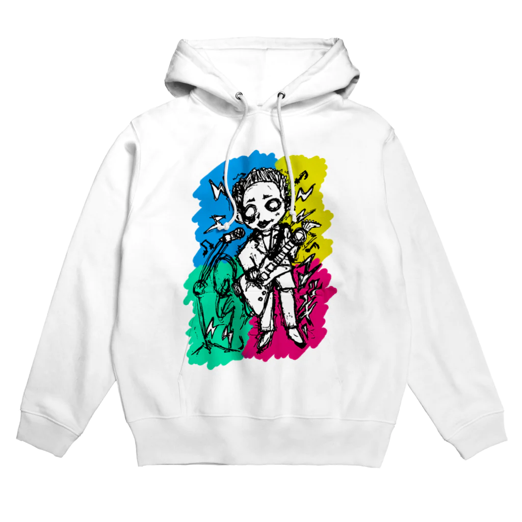 元祖鰯系男子ユッキーくんのお店のユッキーくんカラフル Hoodie