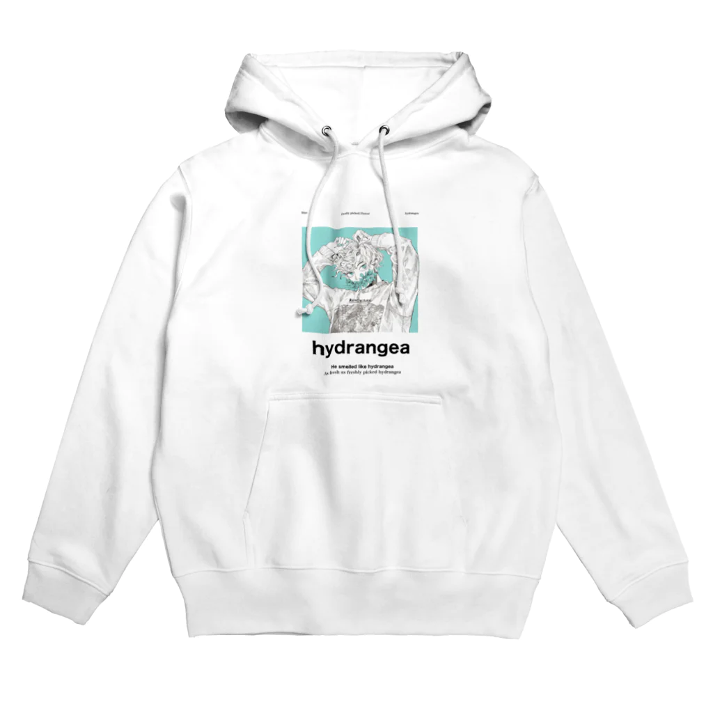 かもみらの紫陽花 Hoodie