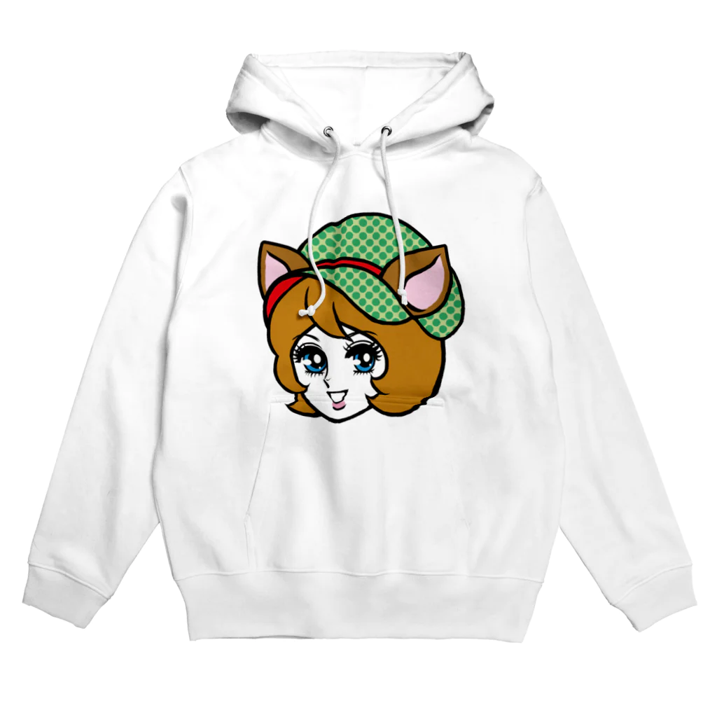 白ふくろう舎のしかガール Hoodie