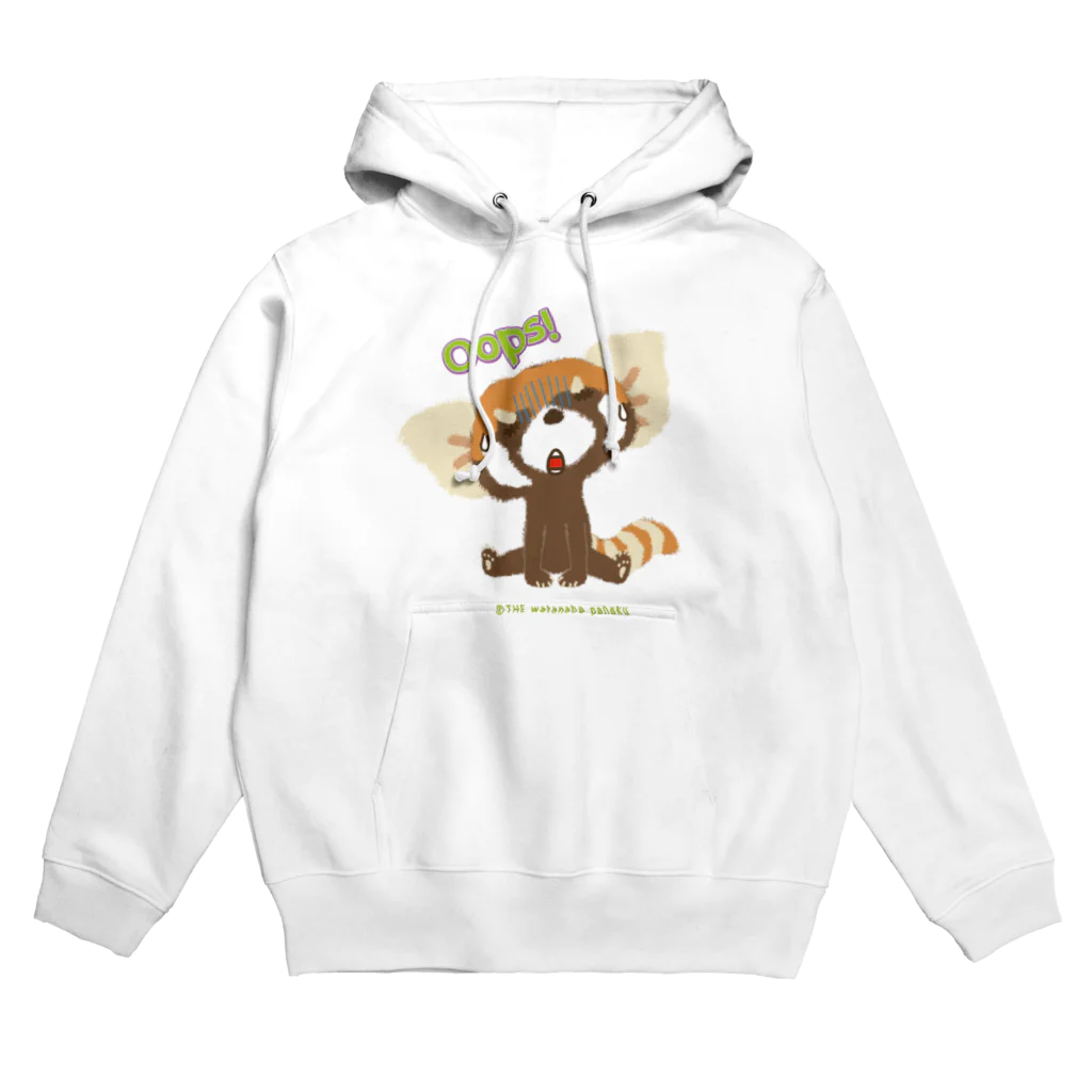 ザ・ワタナバッフルの大耳のレッサーパンダ "Oops!" Hoodie