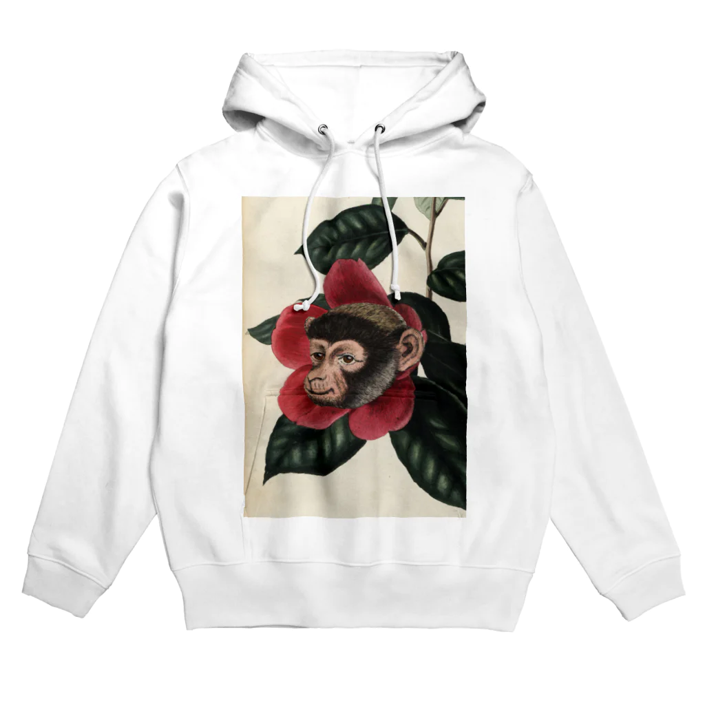 J. Jeffery Print Galleryの絶滅危惧種の猿とツバキ Hoodie